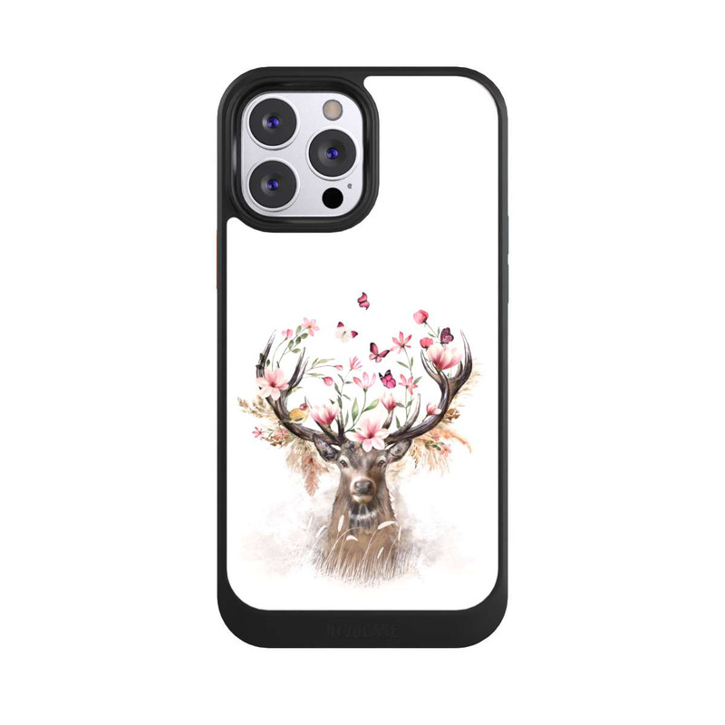 iPhone 13 Pro Max NIVOcore Hirsch Blumen Geweih