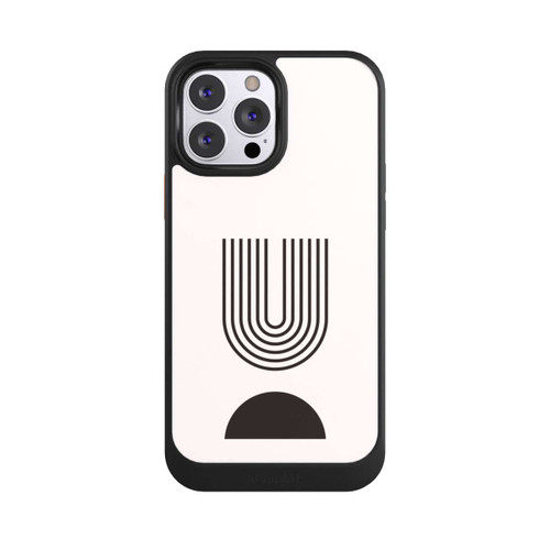 Apple iPhone 13 Pro Max NIVOcore Modern Art Black Lines