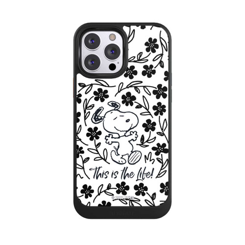 Apple iPhone 13 Pro Max NIVOcore Snoopy schwarz und weiß This Is The Life
