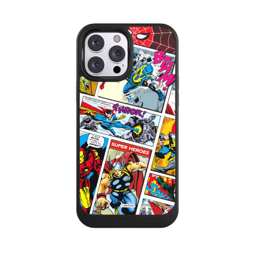 Apple iPhone 13 Pro Max NIVOcore Marvel Retro Comic Blue