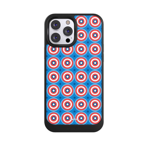 Apple iPhone 13 Pro Max NIVOcore Captain American Shield Pattern