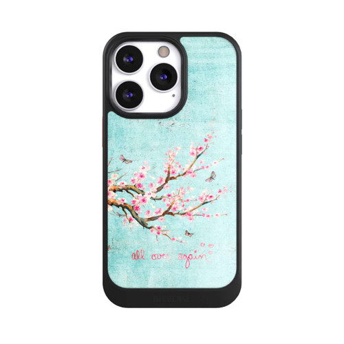 Apple iPhone 13 Pro NIVOcore Motif d'arbre en fleurs de cerisier bleu