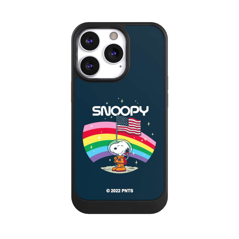 iPhone 13 Pro NIVOcore Snoopy Space Traveller Rainbow
