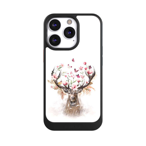 Apple iPhone 13 Pro NIVOcore Deer Flowers Antlers