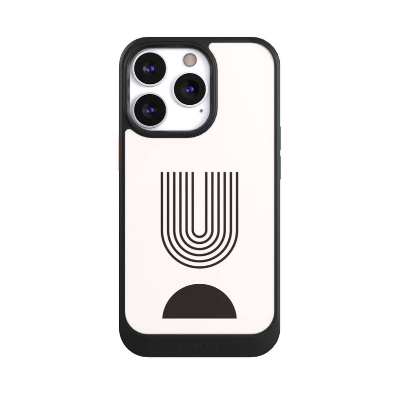 iPhone 13 Pro NIVOcore Moderne Kunst Schwarze Linien
