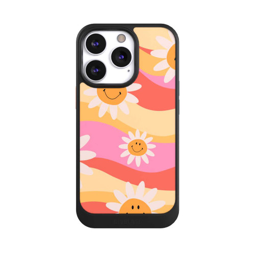 Apple iPhone 13 Pro NIVOcore Retro Smiles Orange Colorful