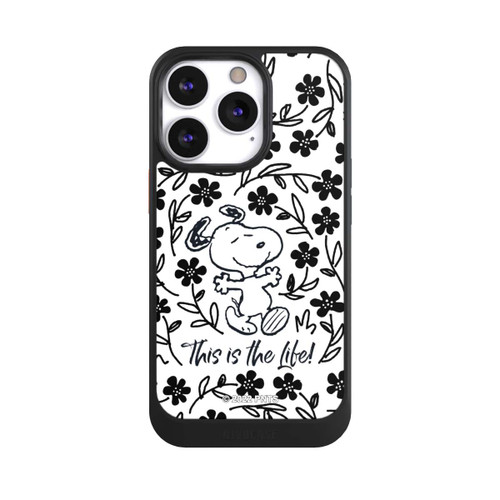 Apple iPhone 13 Pro NIVOcore Snoopy This Is The Life Noir &amp; Blanc
