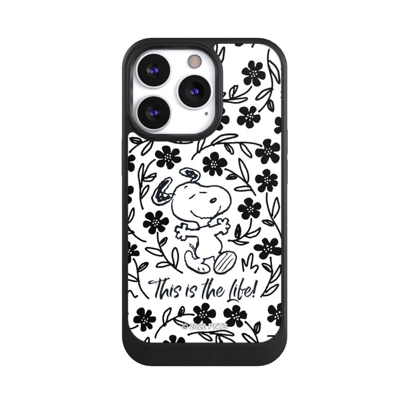 iPhone 13 Pro NIVOcore Snoopy This Is The Life Noir & Blanc