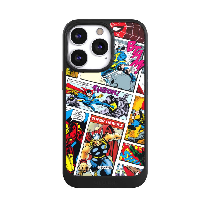 iPhone 13 Pro NIVOcore Marvel Retro Comic Blue