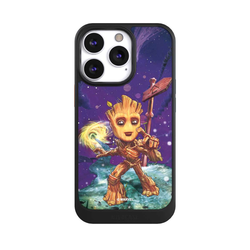 iPhone 13 Pro NIVOcore Baby Groot Galaxy Touch