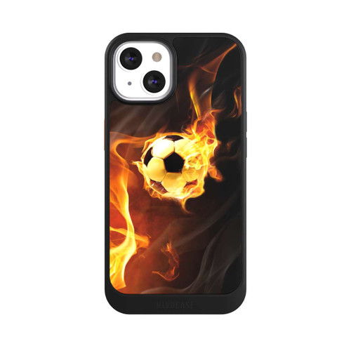 Apple iPhone 13 NIVOcore Fußball in Flammen
