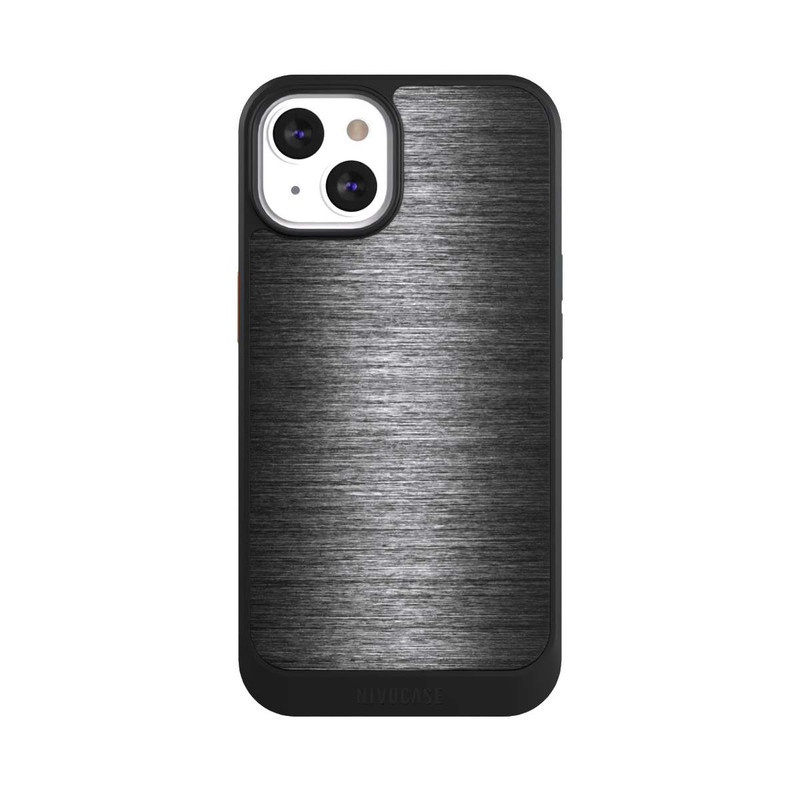 iPhone 13 NIVOcore Metal Look Anthracite