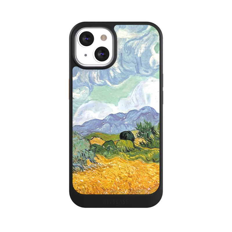 iPhone 13 NIVOcore Weizenfeld mit Zypressen