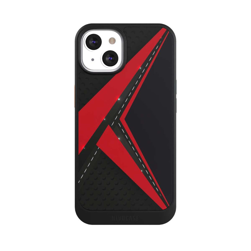 iPhone 13 NIVOcore Carbon for Men - Red