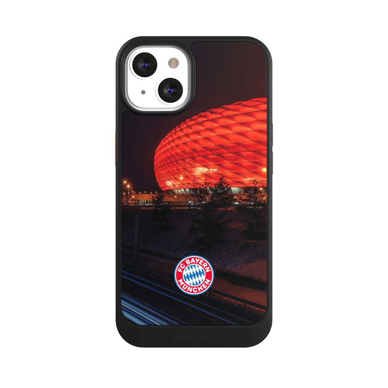 iPhone 13 NIVOcore Allianz Arena bei Nacht FCB