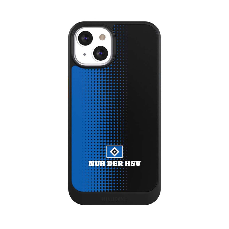 iPhone 13 NIVOcore Nur der HSV - Rautenraster Schwarz