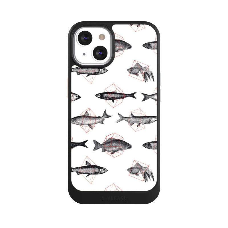 iPhone 13 NIVOcore Poissons en géométrie