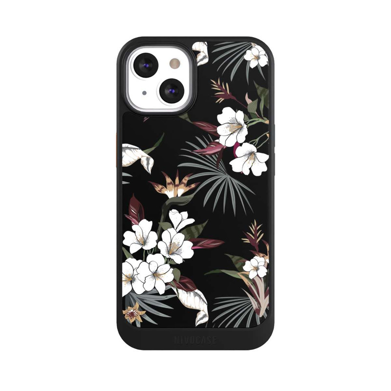 iPhone 13 NIVOcore Flowers Black