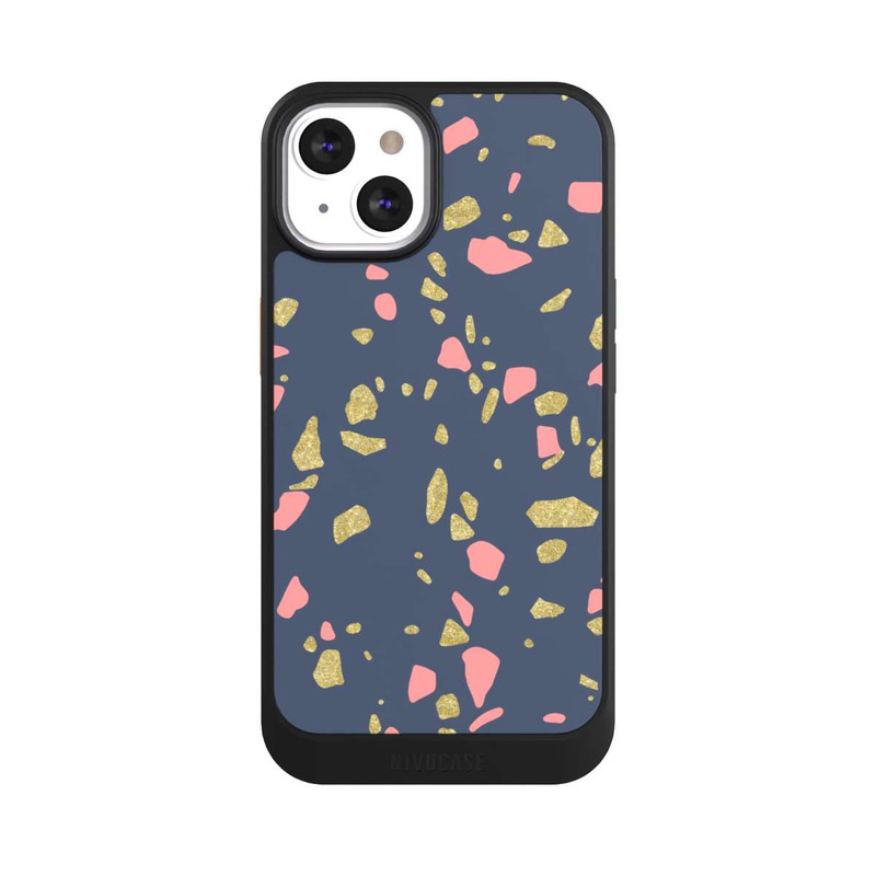 iPhone 13 NIVOcore Terazzo Look d'or