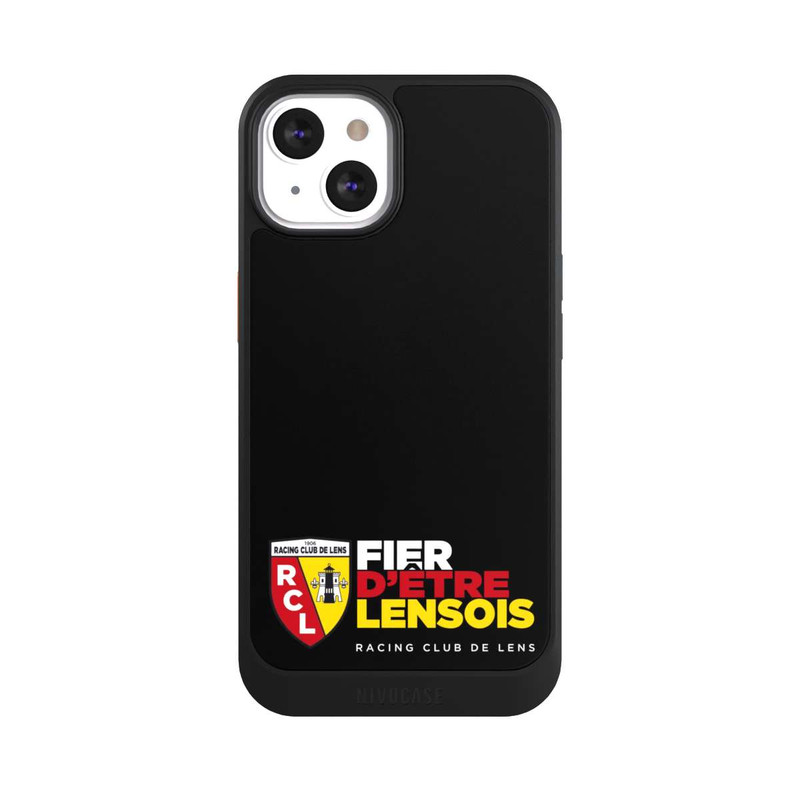 iPhone 13 NIVOcore RCL Logo Schwarz Unten
