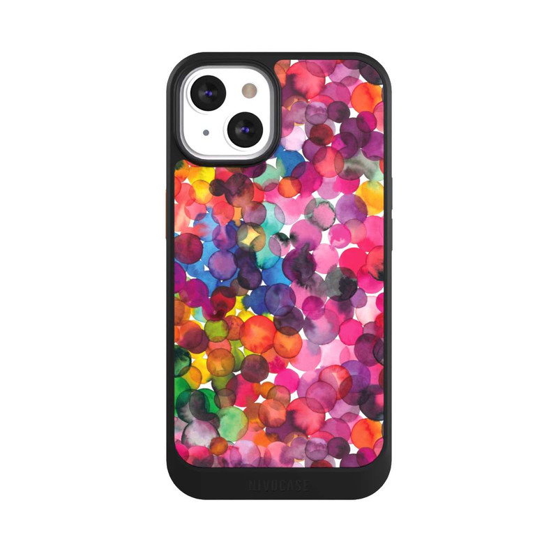 iPhone 13 NIVOcore Überlappende Aquarellpunkte