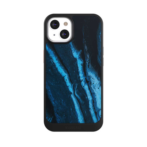 Apple iPhone 13 NIVOcore Blue oil texture