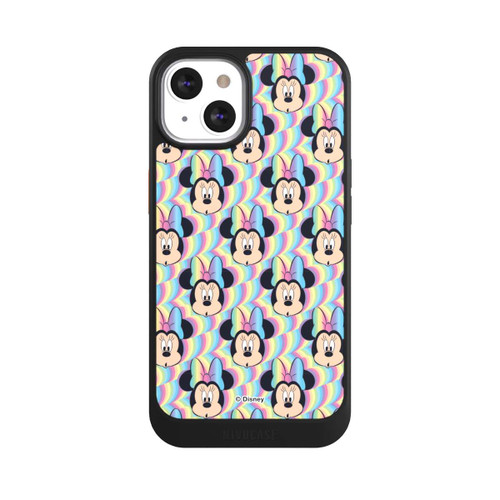 Apple iPhone 13 NIVOcore Minnie Visages d'arc-en-ciel