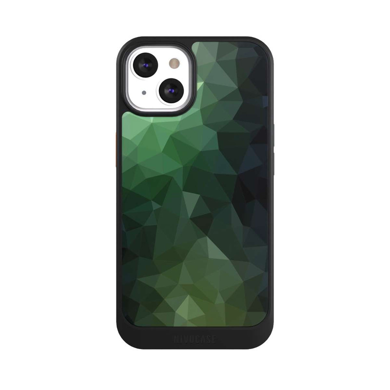 iPhone 13 NIVOcore Polygonal Mosaic Green