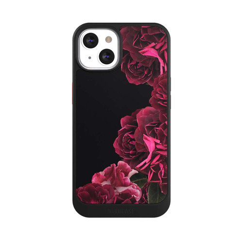 Apple iPhone 13 NIVOcore Vintage Rosen auf Schwarz