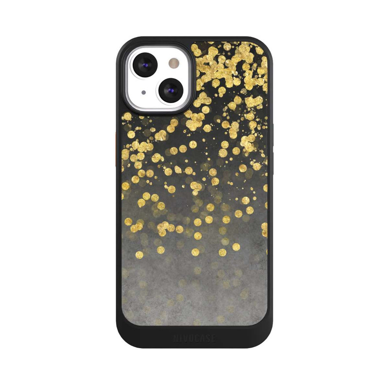 iPhone 13 NIVOcore glänzender Goldregen