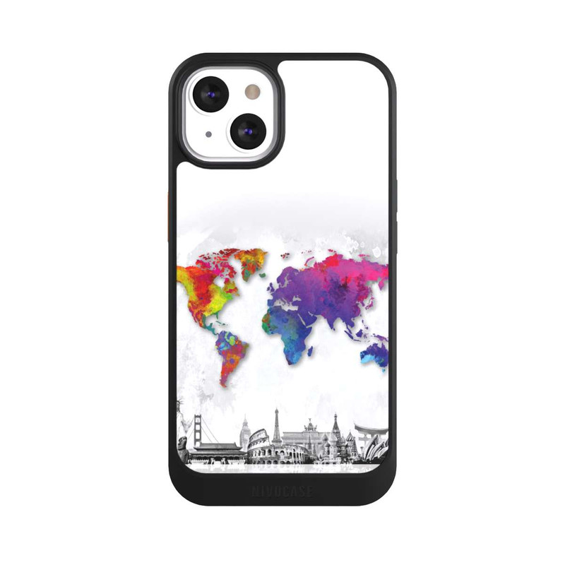 iPhone 13 NIVOcore Worldmap with Skyline