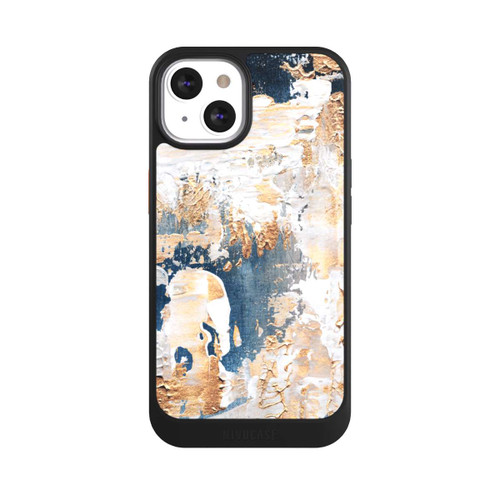 Apple iPhone 13 NIVOcore Abstraktion Blau und Gold