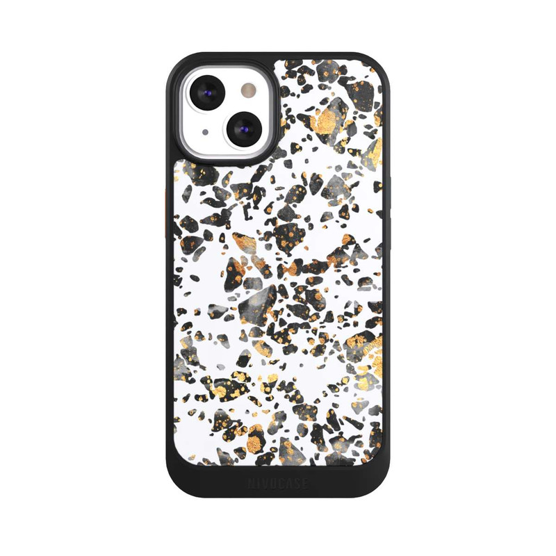 iPhone 13 NIVOcore Gold Speckled Terrazzo