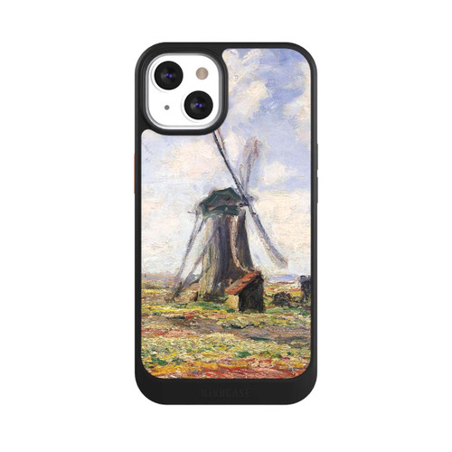 Apple iPhone 13 NIVOcore Tulip Fields with the Rijnsburg Windmil by Claude Monet