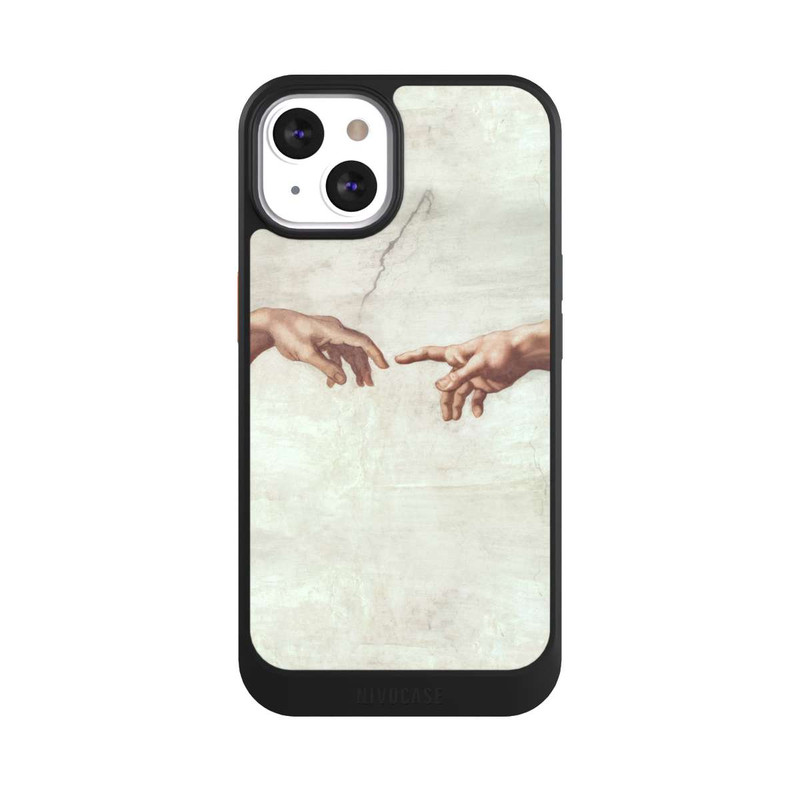 iPhone 13 NIVOcore Die Hände von Gott und Adam von Michelangelo Buonarroti