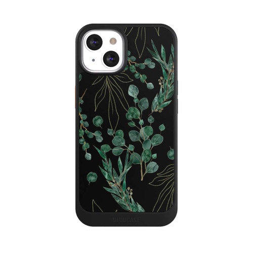 Apple iPhone 13 NIVOcore Eucalyptus Leaves black