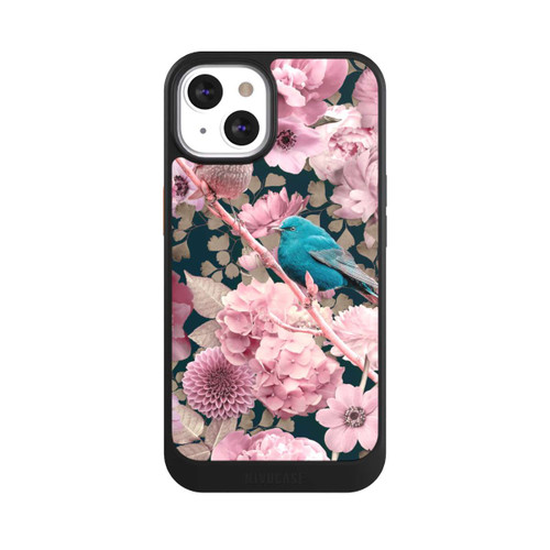 Apple iPhone 13 NIVOcore Sparrows in Pink Flower Pattern