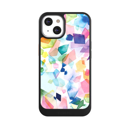 Apple iPhone 13 NIVOcore Diamants de pierres précieuses aquarelle colorées