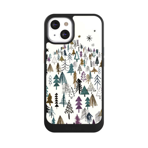 Apple iPhone 13 NIVOcore Bergbäume Wald Lila