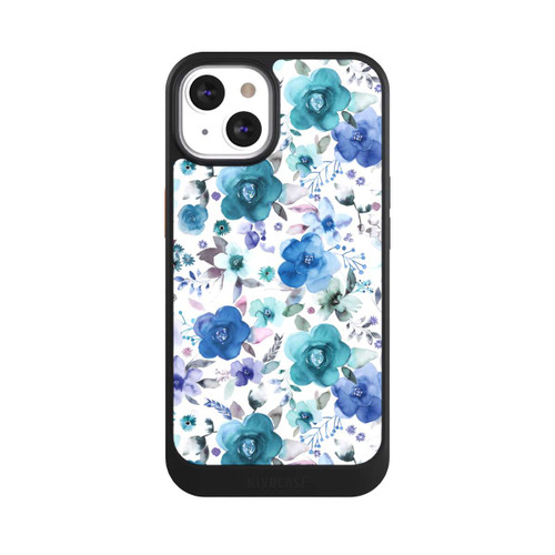 Apple iPhone 13 NIVOcore Bouquets de fleurs d'hiver bleu