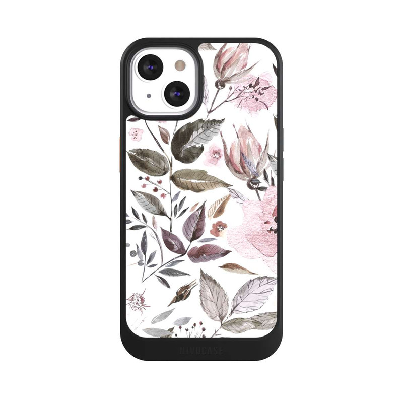 iPhone 13 NIVOcore Aquarell braune Rosenblüten