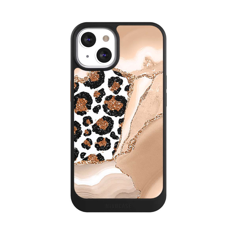 iPhone 13 NIVOcore  Muster und Texturen Hellgold