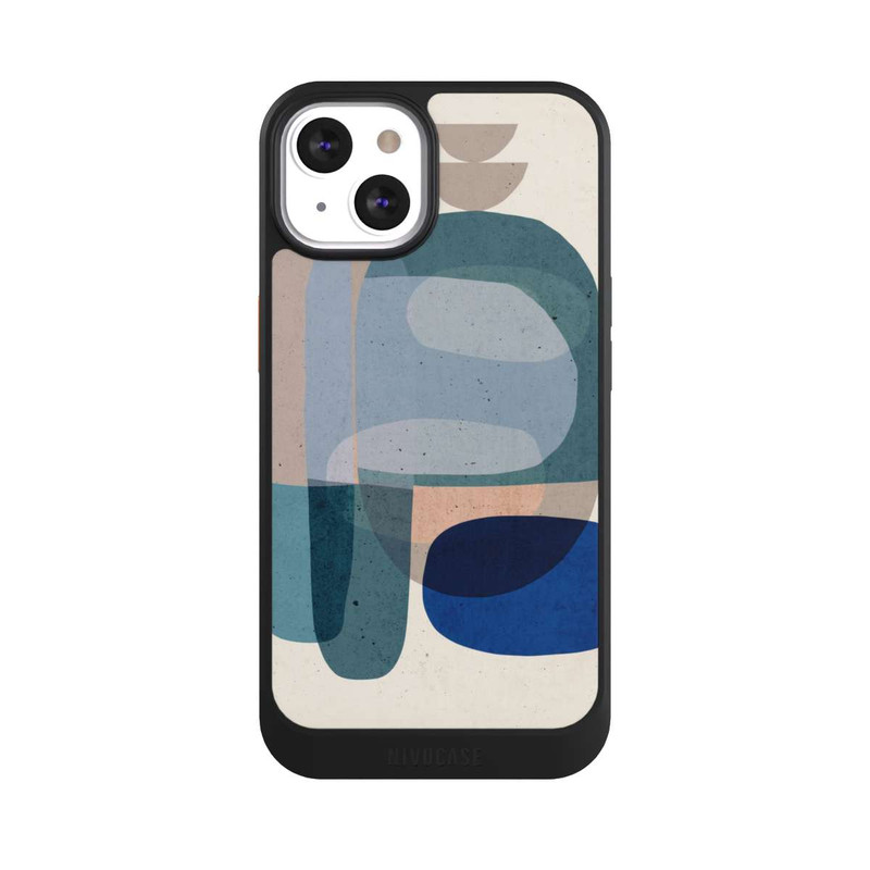 iPhone 13 NIVOcore Pierres n° 3 Bleu