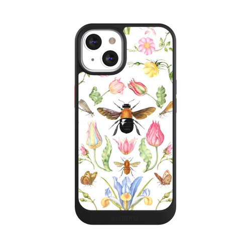Apple iPhone 13 NIVOcore Wildblumen mit Biene weiß