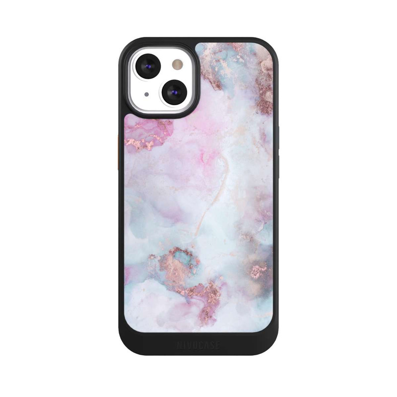iPhone 13 NIVOcore Encre Alcool Marbre Bleu