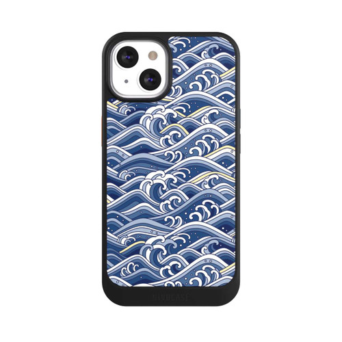 Apple iPhone 13 NIVOcore Vagues bleues kanagawa
