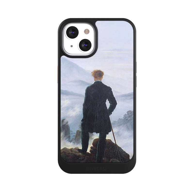 iPhone 13 NIVOcore Le Vagabond au-dessus de la Mer de Brouillard