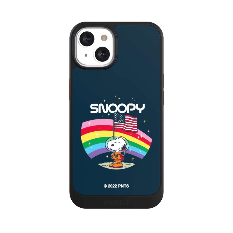 iPhone 13 NIVOcore Snoopy Space Traveller Rainbow