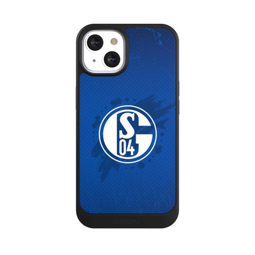 Apple iPhone 13 NIVOcore Schalke 04 Farbe Fleck Blau