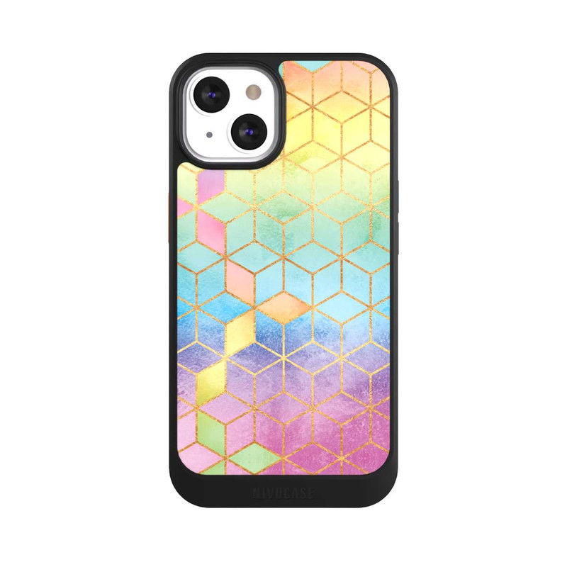 iPhone 13 NIVOcore Regenbogenwürfel